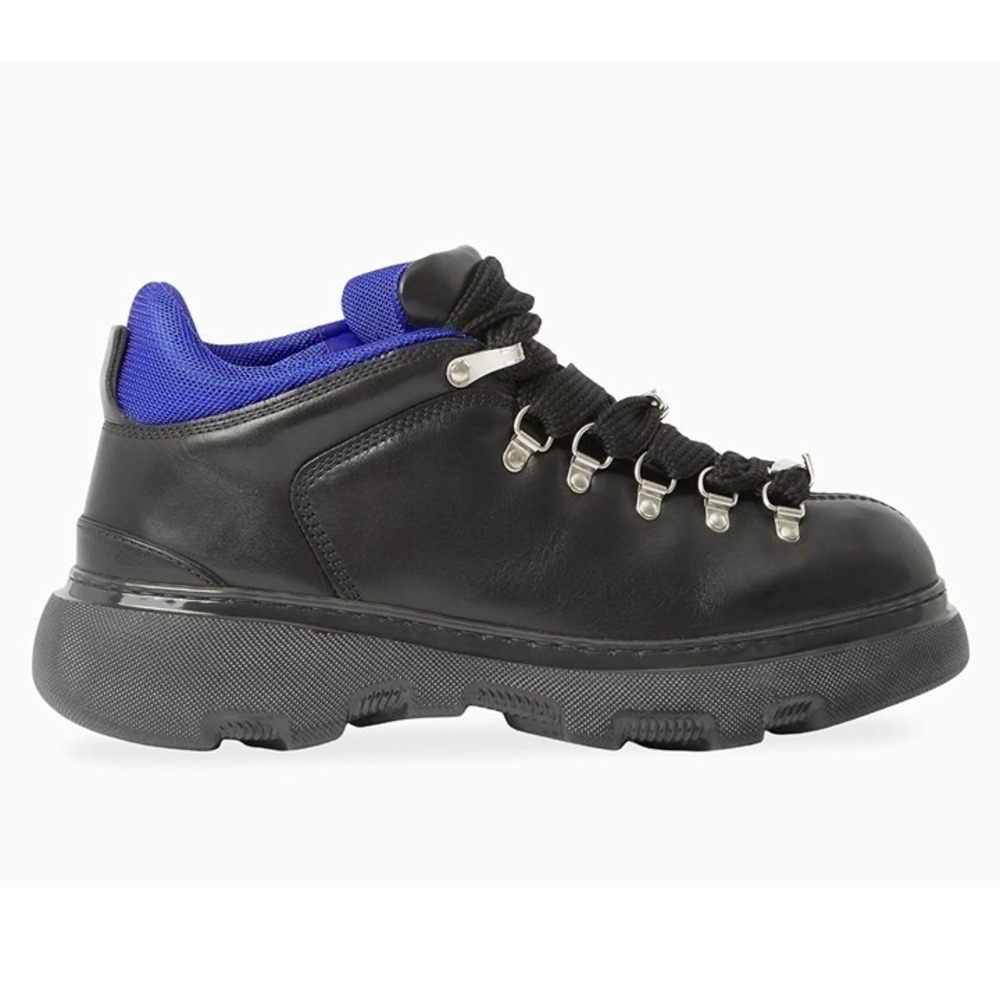 BURBERRY Men's "Trek" Black‎ Leather Hiking Walking Boots, sz 44